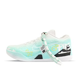 Nike Баскетбольные кроссовки Kobe 9 с амортизацией, износостойкие, низкие, унисекс, зеленые fz7334-100(team40-心跳加速绿) | heart rate acceleration green