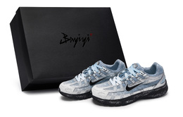 Nike Кроссовки женские P 6000 Low Top, серебристо-синие bv1021-106(team80-女款冰消雪释s-box) | silver blue