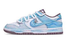 Nike Кроссовки для скейтбординга Dunk, устойчивые к истиранию, унисекс, белые, синие dv0833-112（team376-北卡蓝星空） | white blue