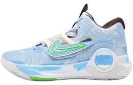 Nike Баскетбольные кроссовки KD Trey 5 X Thunder Clear Phantom с амортизацией, износостойкие, низкие, унисекс, розово-синие dj7554-014(team1025- 雷霁幻影) | pink blue
