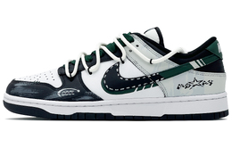 Nike Кроссовки для скейтбординга Dunk, устойчивые к истиранию, унисекс, черные, белые, зеленые hf5441-100（team260-万象星河qd） | black white green