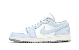 Jordan Баскетбольные кроссовки Air 1 Blue Context Shock Absorbers Low Top Vintage, женские, сине-белые dc0774-103(team140-蓝调语境) | blue white