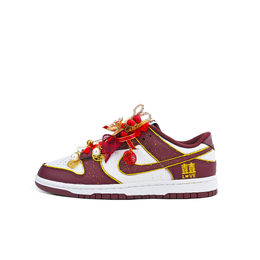 Nike Кроссовки для скейтбординга Dunk Low Top унисекс бордового цвета dv0833-115(team-1149新婚鞋) | burgundy