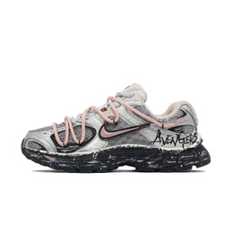 Nike Женские кроссовки V5 RNR с низким верхом, устойчивые к истиранию, дышащие, черные, серые, розовые hq7901-102(team1203-粉色复仇者) | black gray pink