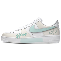 Nike Кроссовки для скейтбординга Air Force 1 Low Top унисекс мятно-зеленые 315122-111(team770-star) | mint green