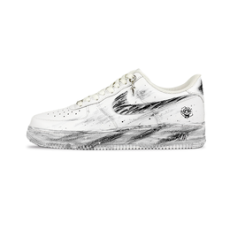Nike Кроссовки для скейтбординга Air Force 1 Dark Trace, устойчивые к истиранию, низкие, унисекс, черные, белые cw2288-111（team1011-暗迹） | black white