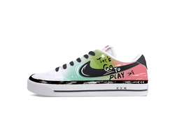 Nike Кроссовки для скейтбординга Court Legacy Hawaii Dream Low Top унисекс, черные dh3162-100(team431-夏威夷梦境) | black