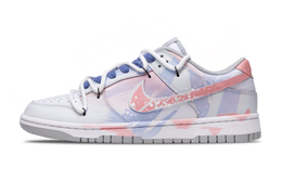 Nike Кроссовки для скейтбординга Dunk Love Purple, износостойкие, низкие, унисекс, сине-фиолетовые dd1391-103(team28-恋紫) | blue purple