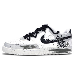 Кроссовки для скейтбординга Court Vision 1 Low Top унисекс серо-черные Nike, Gray Black dh2987-101（team883-黑白字母） | gray black