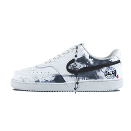 Nike Кроссовки для скейтборда Court Vision 1, износостойкие, белые, унисекс dh2987-101(team183-寒江孤影) | white