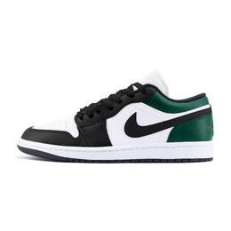 Баскетбольные кроссовки Air 1 LOW, износостойкие, винтажные, низкие, унисекс, черно-зеленые Jordan, Black Green 553558-165（team448-绿） | black green