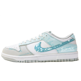 Nike Кроссовки для скейтбординга Dunk Cooling All Summer, износостойкие, низкие, унисекс, белые dd1391-103（team1094-清凉一夏） | white