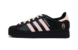 Adidas Низкие кроссовки для скейтбординга Superstar 2 Puppy Fragment, унисекс, черно-розовые ji0079(team85-烈火) | black pink