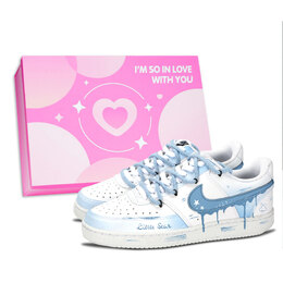 Nike Кроссовки для скейтбординга Court Vision 1 Low Top, унисекс, синие dh2987-101（team883-流星女鞋盒） | blue