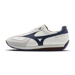 Mizuno Кроссовки LG 70s с амортизацией, увеличивающие рост, низкие, повседневные, унисекс, холодный серый d1gh250904 | raw white/cool gray/dark blue