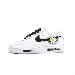 Nike Кроссовки Air Force 1 с антискользящим покрытием, износостойкие, низкие, для скейтбординга, унисекс, белые cw2288-111(team1017-雏菊） | white