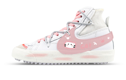 Nike Кроссовки Blazer Mid Top для скейтбординга унисекс белого и розового цвета dd3111-100(team1281-小猫解) | white pink