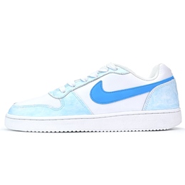 Nike Низкие износостойкие кроссовки для скейтбординга EBERNON Teal Dreamweaver с амортизацией, унисекс, голубого цвета aq1775-100（team801-北卡蓝擦色改色） | cyan