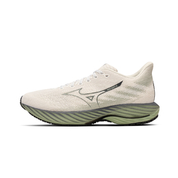 Кроссовки Wave Rider 28 Low Top для бега на длинные дистанции, спринта, города, работы и отдыха, унисекс, зеленые Mizuno, Green/Black/Gray j1gc240560 | green/black/gray