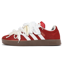 Adidas Кроссовки для скейтбординга Vl Court Classic Low Top, унисекс, красные, белые kk3774(teamy-男女款红桃皇后红白) | red white