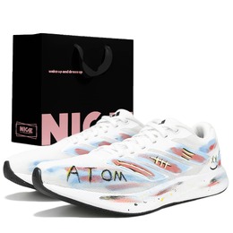 Adidas Кроссовки Duramo RC с амортизацией, износостойкие, низкие, унисекс, светло-голубые id2702(team169-三十八度雨lucky黑) | light blue