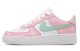 Nike Легкие низкие кроссовки для скейтбординга Air Force 1 Sweet Party унисекс, розовые и зеленые dh2920-111（team241-甜蜜派对） | pink green