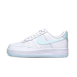 Nike Кроссовки для скейтбординга Air Force 1 WAO с противоскользящим покрытием, износостойкие, женские, белые, синие ih0640-161（team531-蓝天白云） | white blue