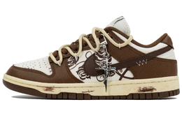 Nike Кроссовки для скейтбординга Dunk Dried Rose, устойчивые к истиранию, унисекс, темно-коричневые dd1503-124（team1154-干枯玫瑰） | dark brown