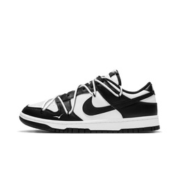 Nike Износостойкие и легкие низкие кроссовки для скейтбординга Dunk унисекс, черные, белые dd1391-100(team746-蛇影双轨) | black white