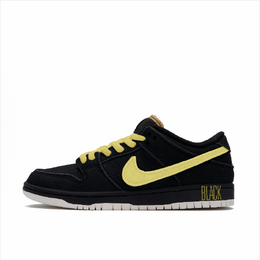 Кроссовки для скейтбординга Dunk SB Low Top унисекс, черные, желтые Nike, Black Yellow fn5880-001（team314-by） | black yellow