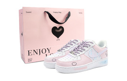 Nike Кроссовки для скейтбординга Air Force 1, износостойкие, женские, фиолетово-розовые dd8959-100（team1110-绵云咩咩s-box） | purple pink