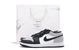 Баскетбольные кроссовки Air 1 Low Top Vintage, унисекс, светло-серые Jordan, Light Gray 553558-165(team拾伍-男款灰白二sbox) | light gray
