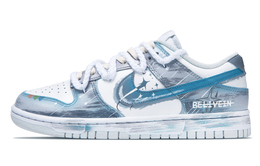 Nike Кроссовки для скейтбординга Dunk Low Top унисекс сине-серые hf0730-160（team398-流星雨） | blue gray