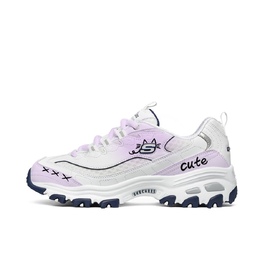 Skechers Женские низкие кроссовки D'LIFES Chunky, фиолетовые 99999863-wnv(team六肆壹-cute紫) | purple
