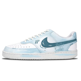 Nike Кроссовки для скейтбординга Court Vision 1 Low Top, унисекс, светло-голубые dh2987-101（team883-夏日炎炎） | light blue