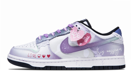 Nike Кроссовки для скейтбординга Dunk, устойчивые к истиранию, низкие, унисекс, фиолетовые dd1391-100（team398-紫罗兰） | purple