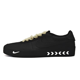 Nike Кроссовки Court Shot для скейтбординга, износостойкие, низкие, унисекс, черные fq8146-001(team604-清风） | black
