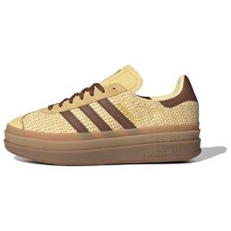 Adidas Женские кроссовки для скейтбординга GAZELLE BOLD, устойчивые к истиранию, желтые js3900 | yellow
