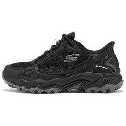 Skechers Женские походные кроссовки с амортизацией, износостойкие, дышащие, нескользящие, низкие, женские, черные 180370-bbk | black/bbk