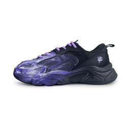 Fila Кроссовки Mars 2 Purple Graffiti, увеличивающие рост, низкие, повседневные, унисекс, черные, фиолетовые f52w442177fbk（team1076-紫色涂鸦） | black purple