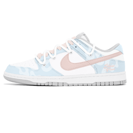 Nike Кроссовки для скейтбординга Dunk, износостойкие, женские, синие, розовые dd1503-103(team778-青桃酿) | blue pink