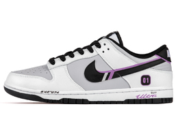 Nike Кроссовки для скейтбординга Dunk Low Retro'Panda White Black' износостойкие и легкие, унисекс, гоночные, фиолетовые hf5441-100(team349-紫ulra01) | racing purple