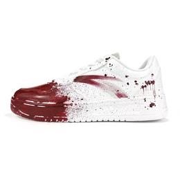 Anta Кроссовки X Robert Geller Designer Co titled Collection Skateboard Shoes Unisex Low top White/Red 912418001q-2(team405-案发现场安踏) | white red