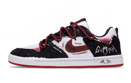 Nike Кроссовки для скейтбординга SB Alleyoop Crimson Night Walk Coverage, низкие, унисекс, черные, красные cj0882-102(team420-绯红夜行) | black red