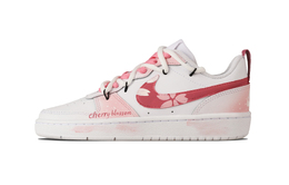 Nike Кроссовки Court Vision 1 Spring Cherry Blossom, износостойкие, низкие, для скейтбординга, унисекс, розовые dh2987-101（team1171-春日樱） | pink