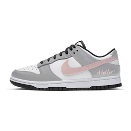 Nike Кроссовки для скейтбординга Dunk Haze серо-розового цвета с износостойким низким верхом, унисекс, серо-белые dd1391-100(team796-雾霾灰粉) | gray white