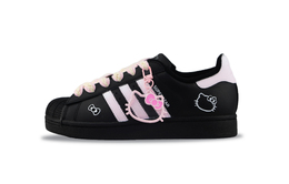 Adidas Кроссовки для скейтбординга Superstar 2, износостойкие, низкие, унисекс, черно-розовые ji0079(team840-甜酷小喵) | black pink