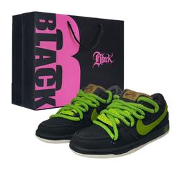 Кроссовки для скейтбординга Dunk SB Low Top унисекс, черно-зеленые Nike, Black Green fn5880-001（team314-绿钩s-box） | black green