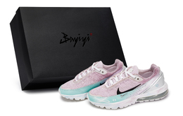 Nike Кроссовки Air Max Pulse Casual, женские, низкие, белые/синие/розовые/серебристые fd6409-101(team80-女款悸动环绕s-box) | white blue pink silver