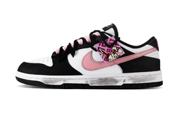 Nike Кроссовки для скейтбординга Dunk, устойчивые к истиранию, розовые, унисекс hf5441-100(team119-黑桃秘境) | pink